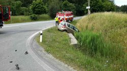 Dopravní nehody v Olomouckém kraji si dnes ráno vyžádaly pomoc hasičů