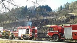 Zahrádkáři vypalovali o víkendu trávu a vyšetřovatelé hasičů za to udělovali pokuty