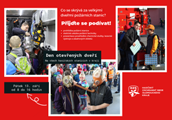 Co se skrývá za dveřmi požárních stanic? Přijďte se podívat