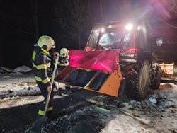 Požár kotelny v obci Hošťálková uhasil majitel domu