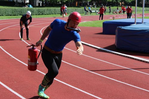 Vítězem Krajské soutěže v požárním sportu se stalo družstvo územního odboru Benešov