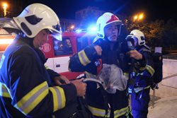 VIDEO Požár v hotelu v Olomouci 