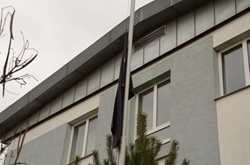 Hasiči uctili památku za zesnulého dobrovolného hasiče