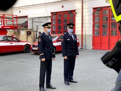 Roman Hlinovský skončil u pražských hasičů, slavnostně se s ním rozloučila centrální stanice