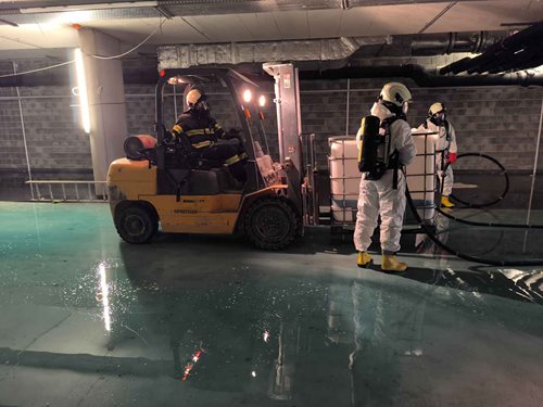 Únik nebezpečné látky v univerzitním areálu zaměstnal hasiče na celé hodiny