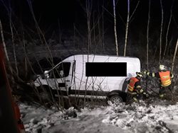 Dopravní nehoda dodávky v Šluknově - Království