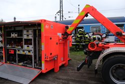 Hasiči trénovali v Bohumíně vyprošťování osob u nehod na železnici
