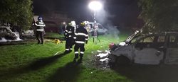 Dva noční požáry v Chyňavě na Berounsku