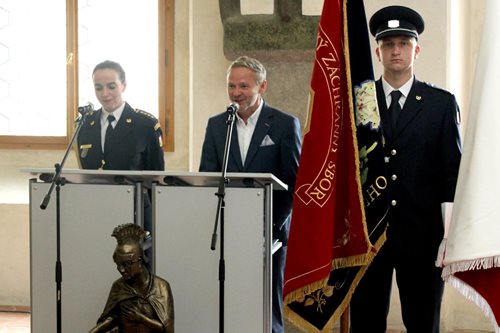 Profesionální hasiči v Jihlavě oslavili 70 let od svého vzniku