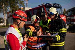 Taktické cvičení složek IZS v areálu společnosti Tempo Gas, Hradec Králové