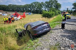 Tragická dopravní nehoda na silnici I/57 u Krnova