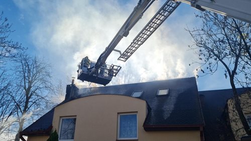 Při požáru sanatoria hasiči evakuovali třicet osob