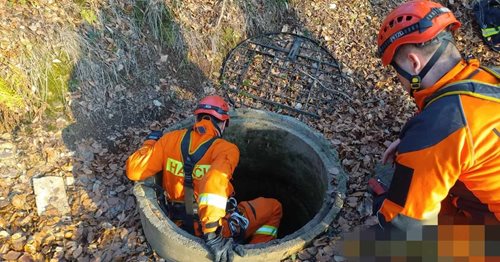 Noční průzkum pod zemí skončil záchrannou akcí