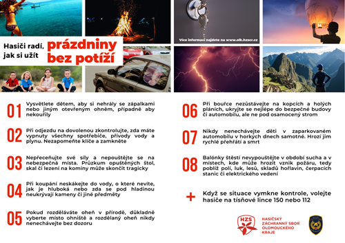 Užijte si prázdniny bez potíží i při tropických teplotách
