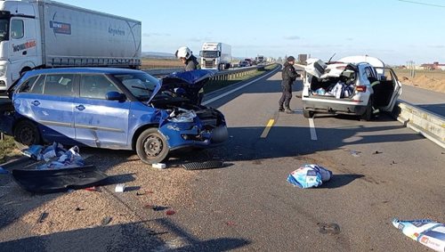 Nehoda na dálnici omezila provoz