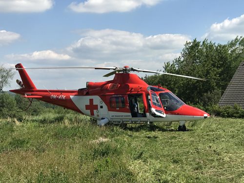 Požár podkroví rodinného domu v obci Pohořany na Olomoucku.  