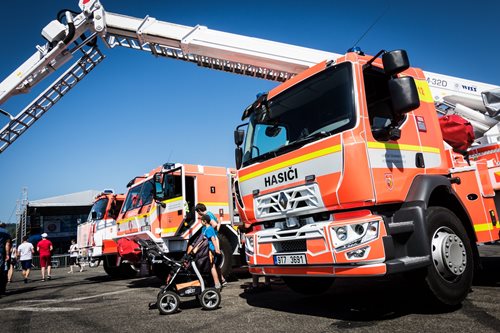 Hasiči se prezentovali na dvoudenních Kopřivnických dnech techniky