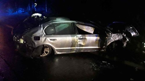 Tři zranění po dopravní nehodě osobního vozidla na dálnici D1