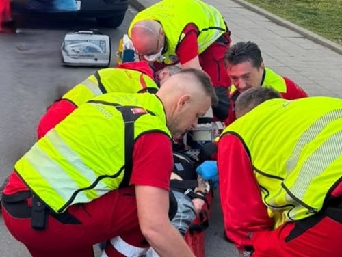 Zásah záchranářů zachránil život cyklistovi