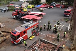 Cvičení složek IZS zaměřené na destrukci objektu