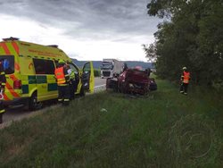 Ve čtvrtek odpoledne jsme během jedné hodiny zasahovali u dvou dopravních nehod na silnici I /35