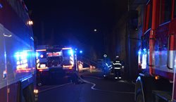 Hasiči při požáru kuchyně v Ostravě zachránili dvanáct osob, tři z nich pomocí speciálních masek