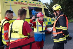 Spolupráci při řešení mimořádných událostí cvičili hasiči na Frýdlantsku