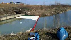 Nehoda na D1 kontaminovala chovný rybník