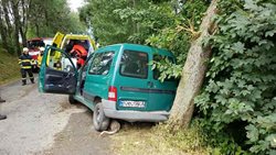 Těžce zraněný při nehodě ve Starém Městě