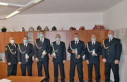 Slavnostní předání služebních medailí Za věrnost příslušníkům HZS Ústeckého kraje, Územního odboru Chomutov