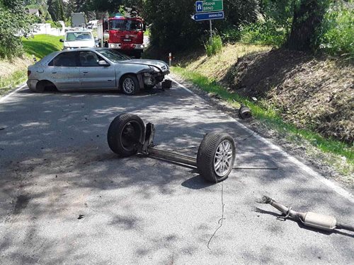 Bez zranění se obešla hrozivě vyhlížející nehoda na Havlíčkobrodsku