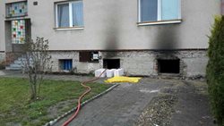 Požár sklepa na Brněnsku