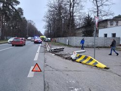 Nehoda u letiště Pardubice