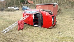 U Žinkov havarovalo osobní vozidlo