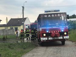 Nedělní bouřky byly příčinou sedmnáct výjezdů hasičů v Olomouckém kraji