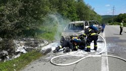 Rušné páteční dopoledne hasičů ze stanice Přehrada