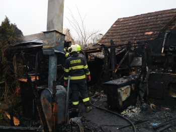 Požár skončil tragickou smrtí