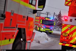 Sněhová nadílka opět zaměstnávala hasiče v Moravskoslezském kraji