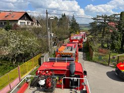 Požár rodinného domu v Davli se škodou za milion korun