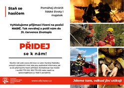Hledáme  Vrchní referent – HASIČ