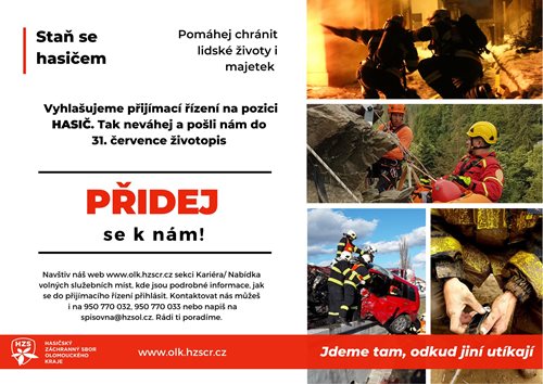 Hledáme  Vrchní referent – HASIČ