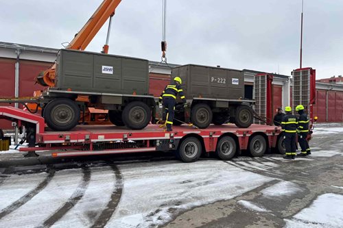 Hasiči zahájí rozsáhlou přepravu humanitární pomoci pro Ukrajinu
