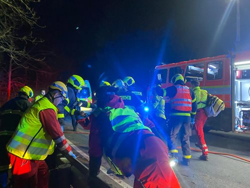 Nad ránem došlo k tragické srážce. Jedna osoba na místě zemřela