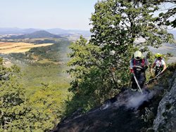 3. stupeň požárního poplachu lesního porostu
