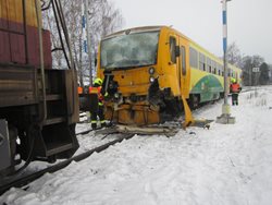 Srážka dvou vlaků v Brumově – Bylnici na Zlínsku