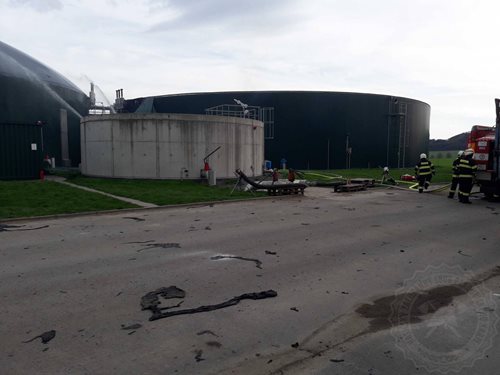 Vyšetřovatelé už vědí, co způsobilo explozi s následným požárem v bioplynové stanici