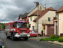 Tragický požár rodinného domu v Dolním Němčí