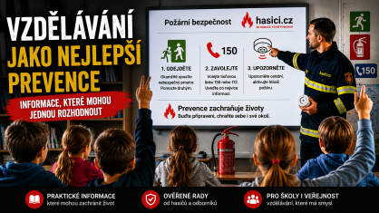 Vzdělávání jako nejlepší prevence. Informace, které mohou jednou rozhodnout