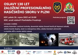 Hasiči v Plzni budou slavit 130 let