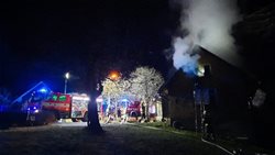 Požár střechy rodinného domu. Aktualizace